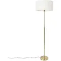 Produktbild: Stehlampe Verstellbar Gold Mit Schirm Weiß 50 Cm - Parte