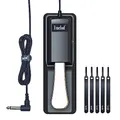 Produktbild: Imelod digitales Klavier und Keyboard Sustain Pedal für Yamaha, Roland, Casio, Korg, Behringer, Moog-Universal Foot Pedal schwarz