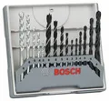 Produktbild: BOSCH Bohrer-Set für Metall-, Holz-, Steinbearbeitung, 15-teilig, 3 - 8mm