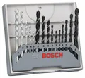 Produktbild: Bosch Bohrer-Set für Metall-, Holz-, Steinbearbeitung, 15-teilig, 3 - 8mm