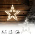 Produktbild: LED Weihnachtsstern Drahtstern Weihnachtsdeko Leuchtstern Timer Beleuchtung 38cm