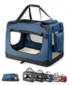 Produktbild: Hundetransportbox faltbar für Reise  Auto, 60x42x44 cm, stabile Transportbox ...