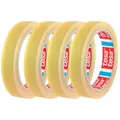 Produktbild: 4 x tesa Film Klebefilm Klebeband standard 57208 transparent 19 mm x 66 m