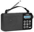 Produktbild: Reflexion TRA2350DAB+ Tragbares UKW Radio mit DAB/DAB+ (8Watt) Displayanzeige, Netz- und Batteriebetrieb, 30 Senderspeicherplätze, Schwarz