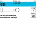 Produktbild: 50er PACK(Stk)  000933920000100080 Sechskantschraube DIN 933 VG M 10 x 80 A 2 (-