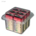 Produktbild: 9V Blockbatterie, Plus Alkaline Camelion, 6 Stück Batterie Voratsbox 6LR61 6LF22