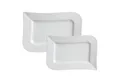 Produktbild: Ritzenhoff & Breker Servierplatte Melodie Servierplatten Set 2er Set, Porzellan, (2-tlg)