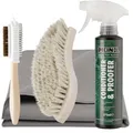 Produktbild: RENNER XXL MEINDL Wildleder-Pflegeset – Meindl Conditioner & Proofer Imprägnierung + Schmutzbürste + Mikrofasertuch + Wildlederbürste – Optimal für Nubuk- & Veloursleder