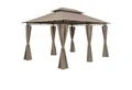 Produktbild: Casaria Pavillon Topas, 3x4m, UV-Schutz 50+, robust, Metall, Seitenwände