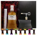 Produktbild: Highland Park 12 Jahre Whisky + Glaskugelportionierer + Edelschokoladen Geschenk
