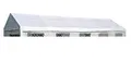 Produktbild: DEGAMO Ersatzdach Dachplane für Zelt 4x10 Meter, PVC Weiss 480g/m², incl. Spanngummis