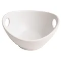 Produktbild: Servierschale oval Porzellan weiß kleine Schale 10 x 9 x 5,5 cm Dipschale