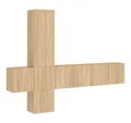 Produktbild: vidaXL TV-Wand 5-tlg. Wohnwand Sonoma-Eiche Holzwerkstoff, (1-St)