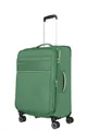 Produktbild: Travelite Reisekoffer mittelgroß mit Dehnfalte, nachhaltig, 4 Rollen, MIIGO, Weichgepäck Trolley aus recyceltem Material, TSA Schloss, 67 cm, 61-66 Liter