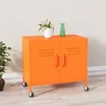 Produktbild: vidaXL Lagerschrank Orange 60x35x56 cm Stahl