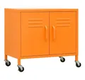Produktbild: vidaXL Aktenschrank Lagerschrank Orange 60x35x56 cm Stahl (1-St)
