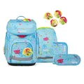 Produktbild: Schulranzen Mädchen Ergobag CUBO Bärhext 5-teiliges Set Schultasche