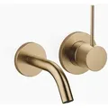 Produktbild: Dornbracht META Waschtisch-Wand-Einhandbatterie ohne Ablaufgarnitur, Ausladung 125mm, 36867662-39, Farbe: Dark Brass gebürstet