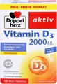 Produktbild: Doppelherz Vitamin D3 2000 I.E. 50 Stück