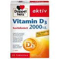 Produktbild: Doppelherz Vitamin D3 2000 I.e. Tabletten