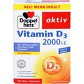 Produktbild: DOPPELHERZ Vitamin D3 2000 I.E. Tabletten 50 St PZN16869496
