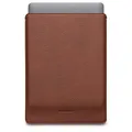 Produktbild: Woolnut Leder Sleeve Case Hülle Tasche für MacBook Pro 13 UNT Air 13/13.6 Zoll - Cognac Braun