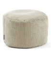 Produktbild: mokebo Pouf Der faule Lenz (rund und aus Cordstoff), Sitz-Hocker, Bodenkissen, Fußhocker, Hocker, Sitzkissen in Beige