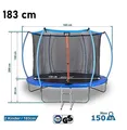 Produktbild: Dunlop Trampolin X-Tramp - Gartentrampolin 183cm / 2 Kinder , Outdoor / Draussen Hüpf Spielgerät Springen Trampoline Sport Tram Poline