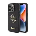 Produktbild: Guess Glitter Script 4G Case, Schwarz - iPhone 15 Pro Max