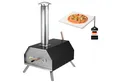 Produktbild: bremermann Pizzastein Pizzaofen inkl. Pizzastein 30x2x30 cm // für Brikett, Kohle, Pellets