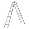 Produktbild: Hymer Stufenstehleiter beidseitig begehbar 2x10 Stufen