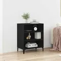 Produktbild: Sideboard schwarz Eiche 57x35x70 cm Ingenieurholz - Vidaxl