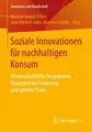 Produktbild: Melanie Jaeger-Erben (u. a.) | Soziale Innovationen für nachhaltigen Konsum