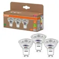 Produktbild: 3er Set OSRAM GU10 LED Strahler besonders effizient 100 ° 2,5W wie 50W 4000K neutralweißes Licht