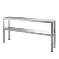 Produktbild: Doppel-Aufsatzbord aus Edelstahl 1400(L)x300(T)x650(H)mm