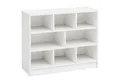 Produktbild: Wohnling Standregal WL5.819 Bücherregal WL5.819 Weiß Holzregal Holz Regal Flurregal, Weiß 80x68,5x29,5 cm, Bücherregal Modern Schmal, Flurregal mit Fächern, Ablageregal Schuhregal