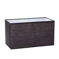 Produktbild: ORION LIGHTSTYLE Lampenschirm Stoff, (32 x 16 x 18 cm), für Fassung E27 eckig, Ersatzschirm für Stehlampe, Tischlampe, rechteckig, Schwarz