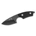 Produktbild: Herbertz Kneck Knife, AISI 420 Stahl, rostfrei, G10 Griffschalen, Hartplastikscheide, Daumenrampe, Neck-Knife, robustes Outdoor-Messer & Jagdmesser, Survivalmesser mit feststehender Klinge