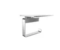 Produktbild: EMCO Loft Papierhalter mit Ablage, moderner Toilettenpapierhalter mit Abstellfläche zur Wandmontage, hochwertiger Papierhalter aus Aluminium, chrom