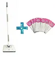 Produktbild: Vibrationsmopp Dual Swing Slim line mit 6 Reinigungstüchern Aqua Laser
