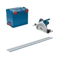 Produktbild: Tauchsäge GKT 55 GCE Professional, mit FSN 1400, Handkreissäge - blau, 1.400 Watt, L-BOXX