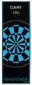 Produktbild: Kingpower Dart Darts Teppich Dartteppich Dartmatte 237x80 cm Steeldart Dartpfeile Dartboard Zubehör Abwurflinie Schutz Gummi Dartscheibe Verschiedene Designs, Design:Design 4