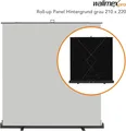 Produktbild: Walimex pro Roll-up Panel Hintergrund grau 210 x 220 cm