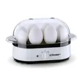 Produktbild: Cloer 6081 Eierkocher Eieraufbereiter Heizplatte mit Eipicker für 6 Eier 350 W