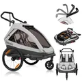 Produktbild: Kinderanhänger Fahrradanhänger LIONELO Cama Joggerfunktion
