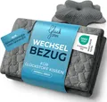 Produktbild: Glückstoff® Kissenbezug für Ergonomisches Kissen [mit Kühl- und Wärmeeffekt] aus