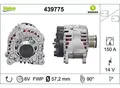 Produktbild: VALEO Generator NEW ORIGINAL PART 14V 150A für AUDI 59903016J 59903016F 059903019C 439775