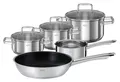Produktbild: Kochtopf-Set - 5-teilig - Edelstahl 18/10 - mit Deckel