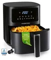 Produktbild: GOURMETmaxx Heißluftfritteuse, 4,5 l - Farb-Icons, LED-Touchscreen - 8 Programme