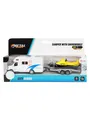 Produktbild: Toi-Toys - Metal Pull Back Camper with Trailer and Snowmobile